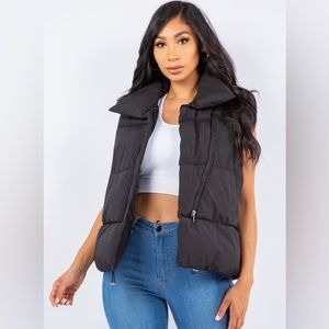 Oversized vest.